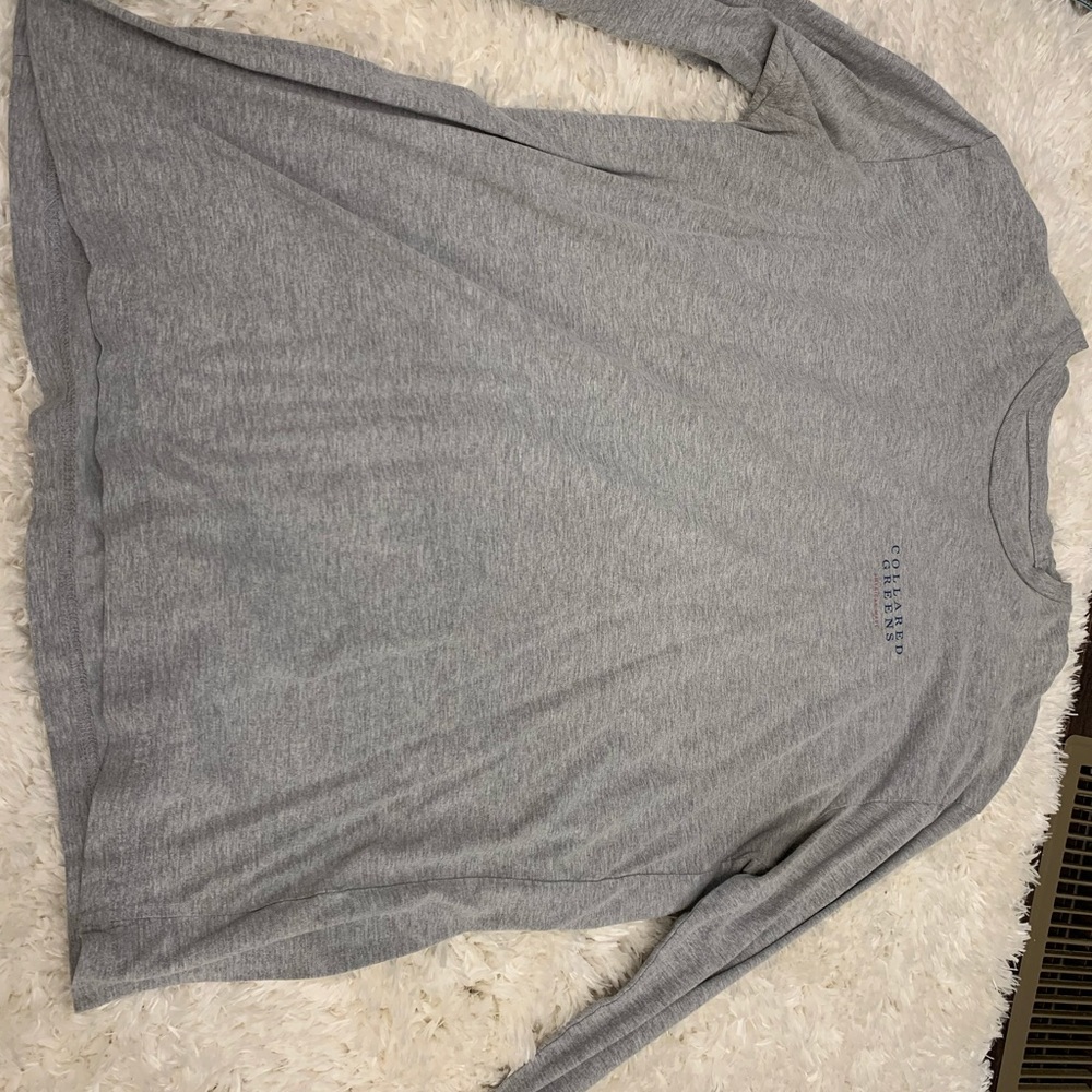 Collared Greens long sleeved men’s top